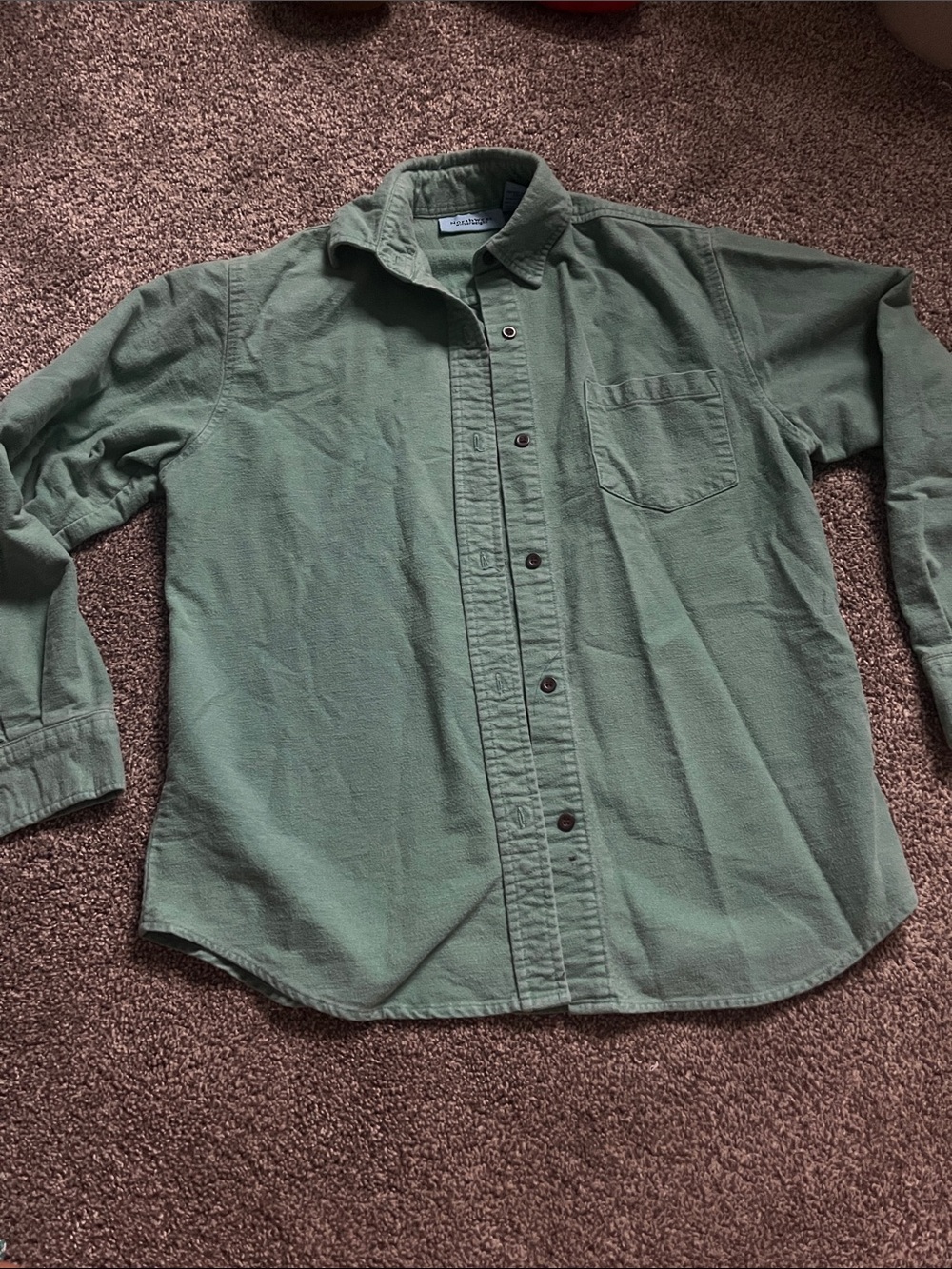Northwest Green Casual Button-Down Shirt
